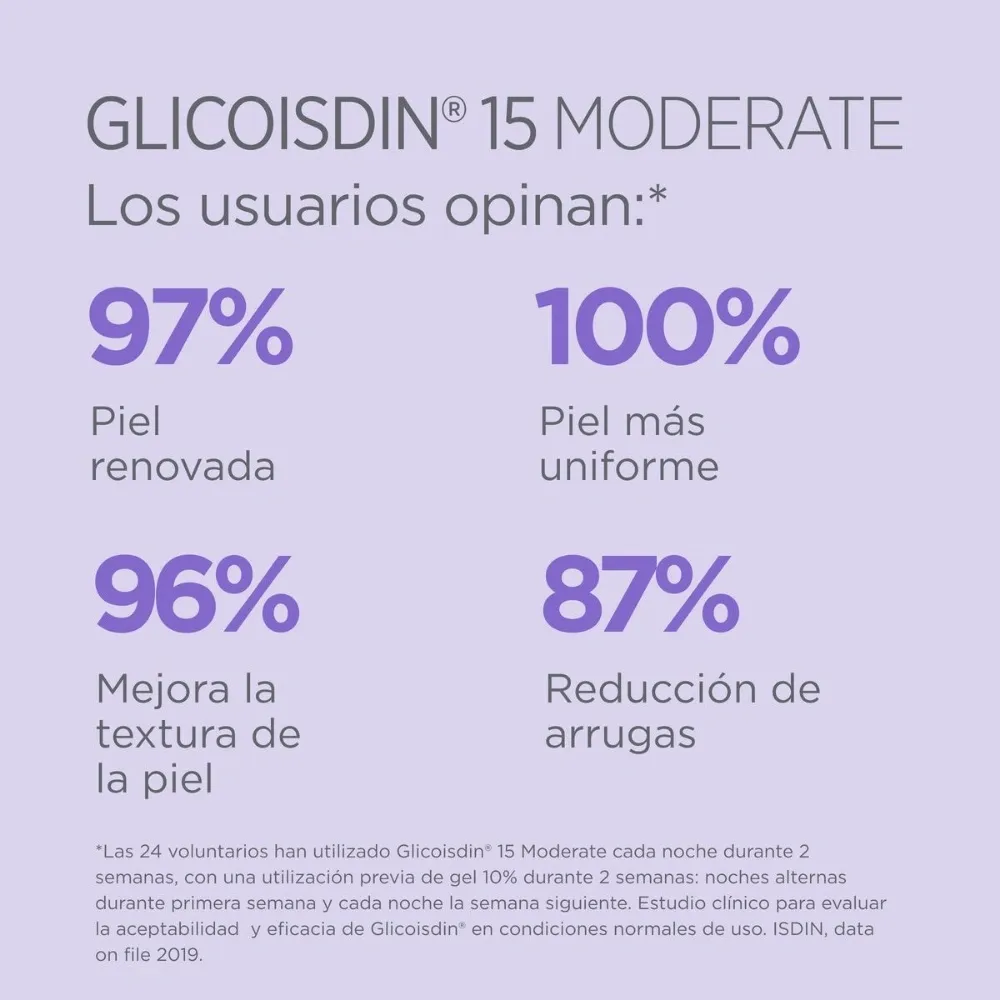 Isdinceutics Glicoisdin 15 Moderate Gel X50GR