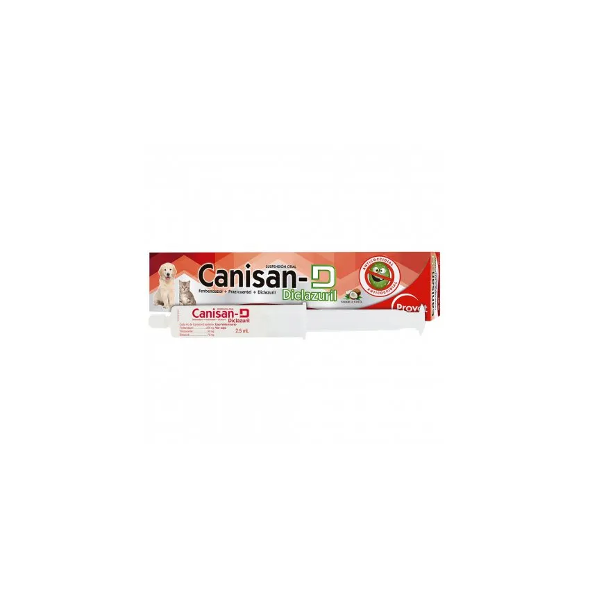 Canisan-D Antiparasitario Perros Gatos 2.5 Ml