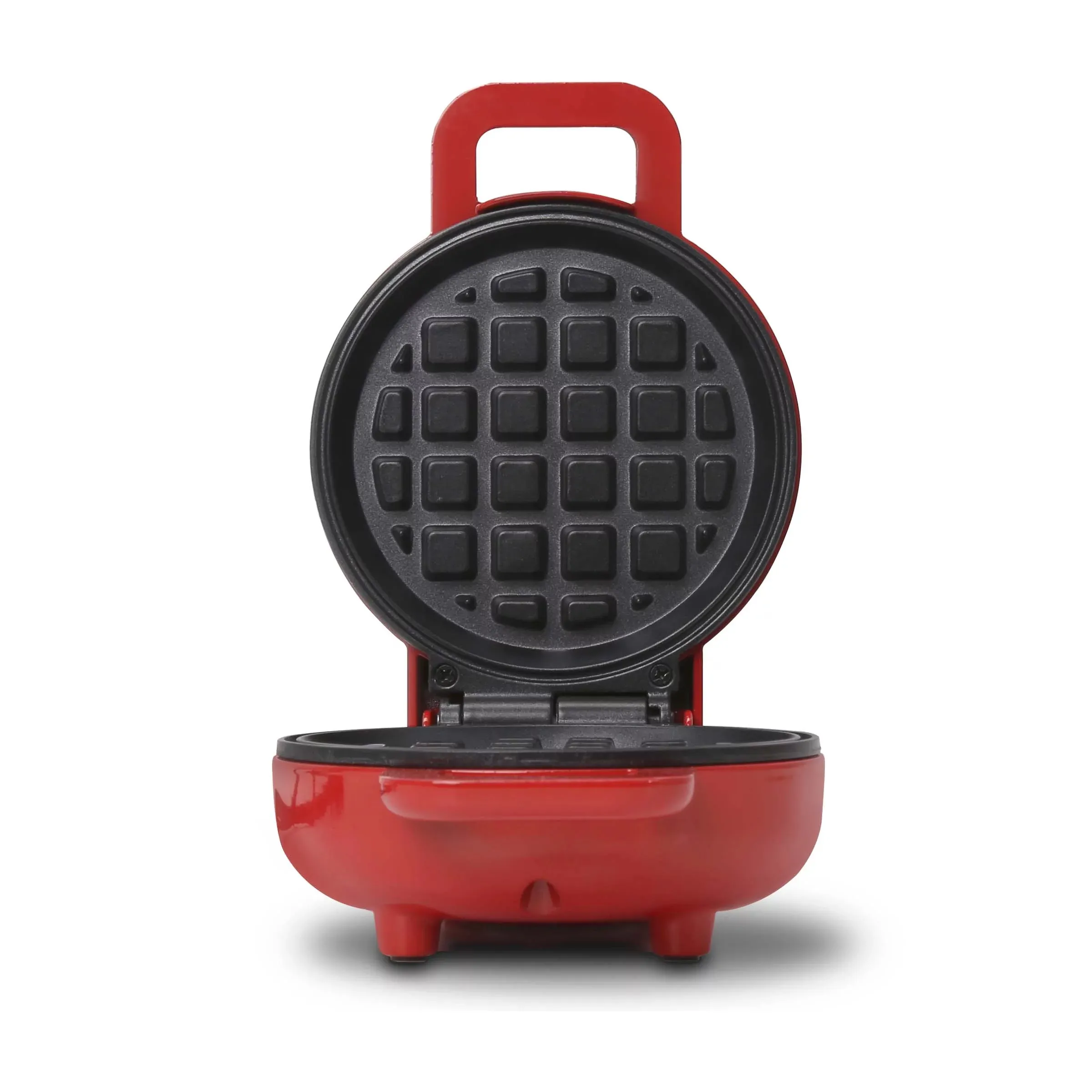 Mini Wafflera Eléctrica Roja Antiadherente Home Elements