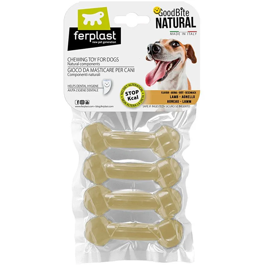 Juguete Masticable Perro Ferplast Natural Lamb Bone Xs