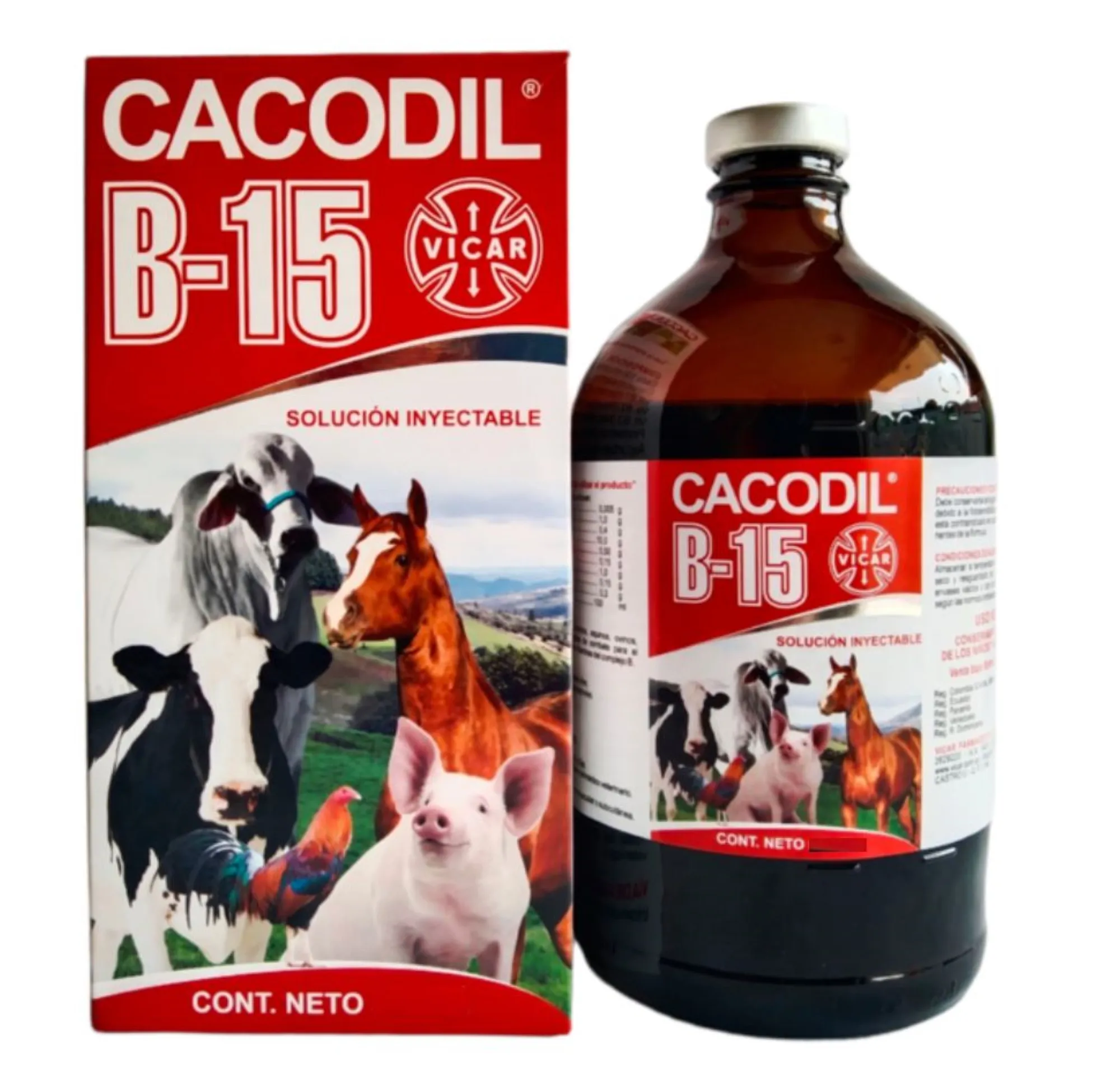 Cacodil B15 Solucion Inyectable x 50ml