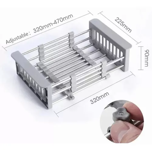 Escurridor Retractil 747 Ajustable Cesta Frutas