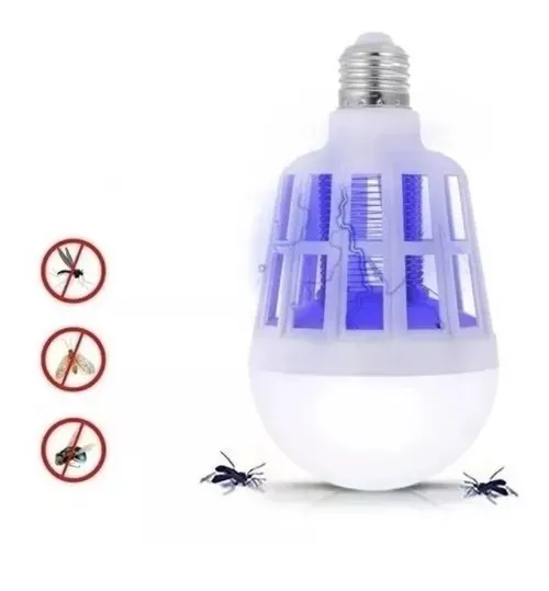 Bombillo Mata Mosquitos Zancudos Moscas Lampara Led 15w