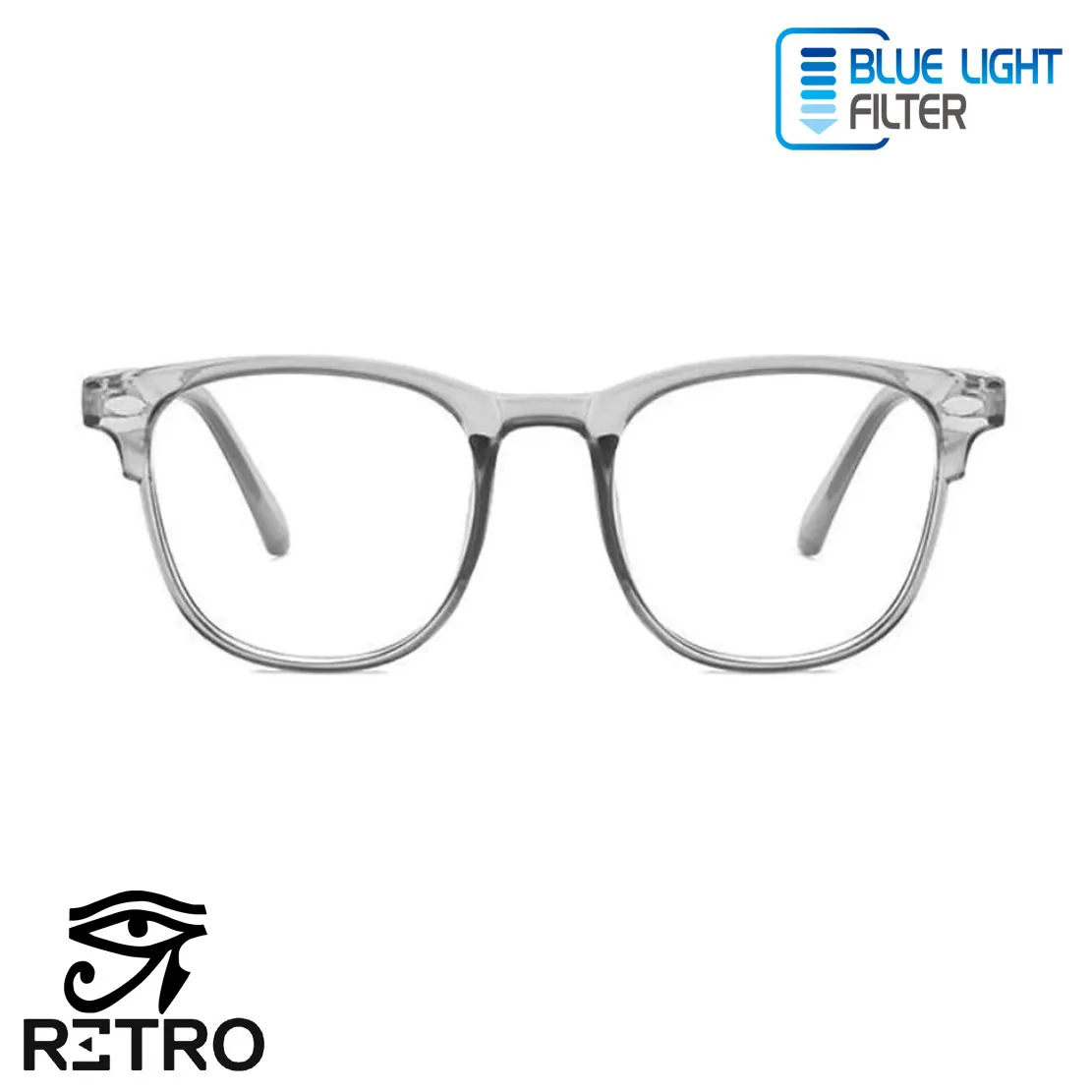 Gafas Óptica Descanso RETRO® Horus ICE Marco Original Luz Azul AntiBlue Gamer PC