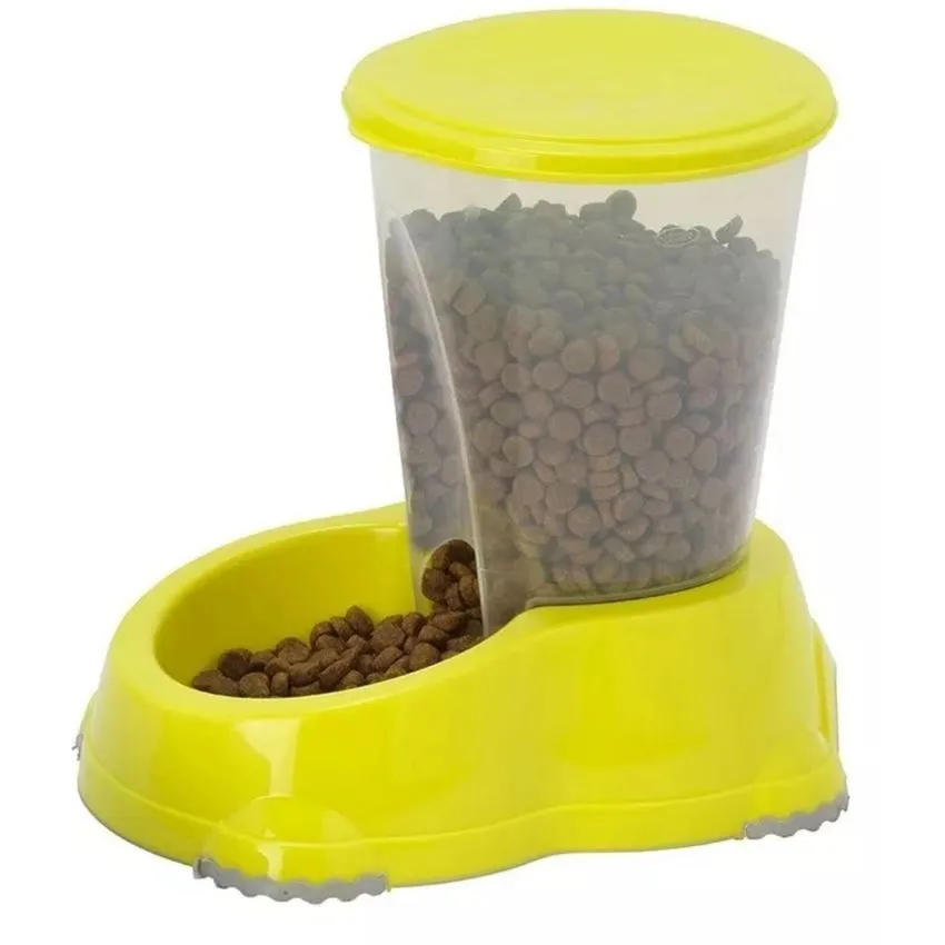 Comedero Perros Gatos Moderna Smart Snacker Verde 3 L