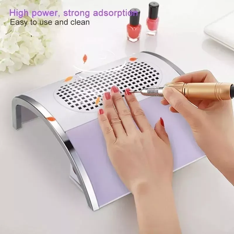 Extractor Aspirador Colector Polvo Uñas Manicure Profesional