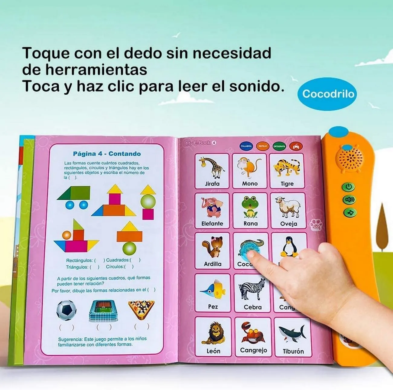 Mi Primer Libro Aprendizaje Juguete Niños Sonido Interactivo