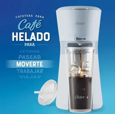 Cafetera Oster® Para Café Helado Bvstdc01g Con Accesorios