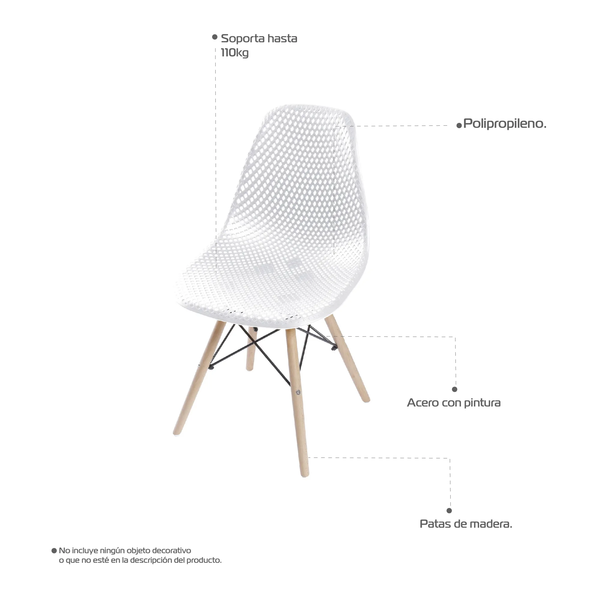 Silla 5CERO AIR Color Blanco