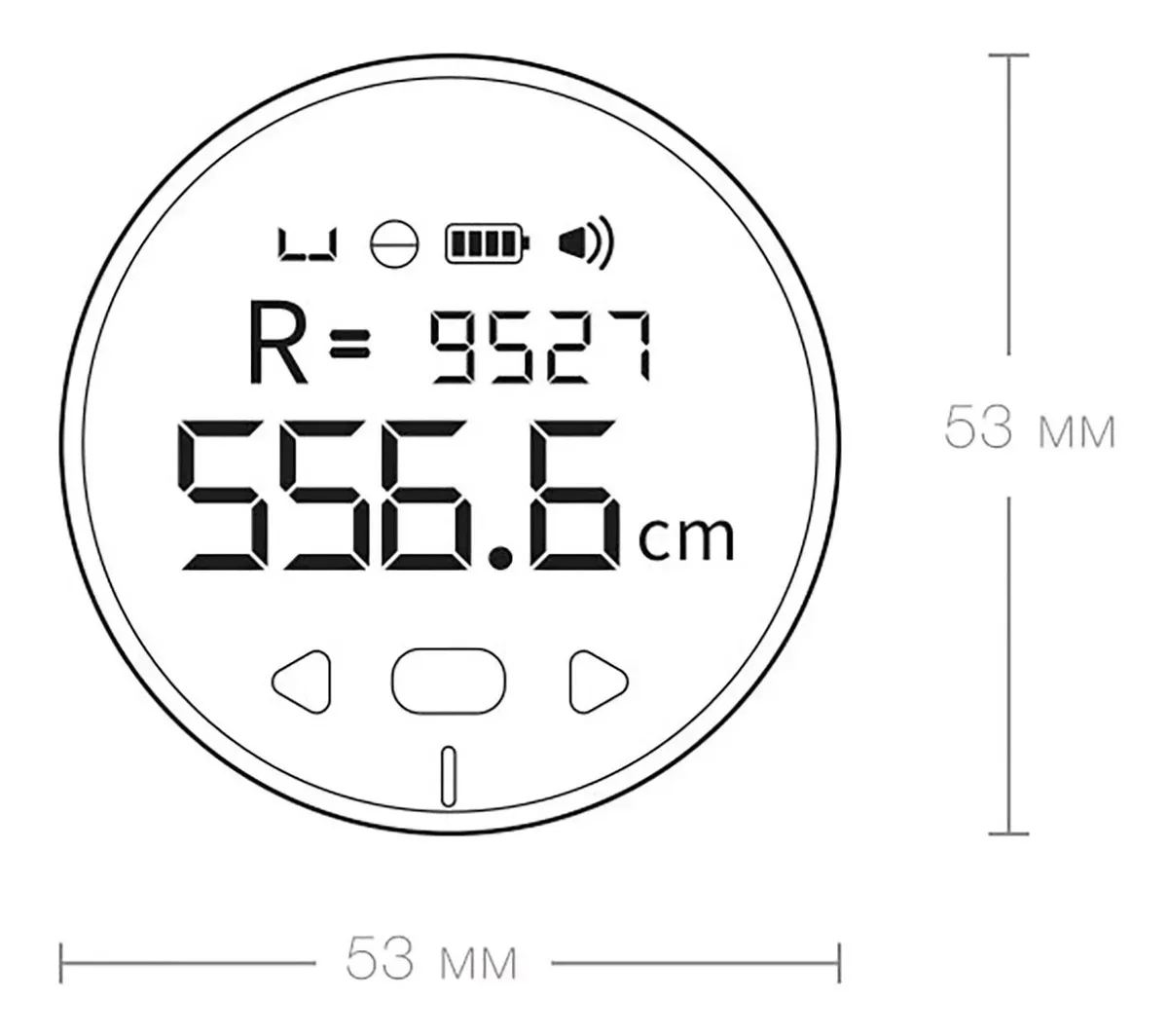 Cinta Métrica, 8 En 1 Cinta Métrica Electrónica Pantalla Lcd