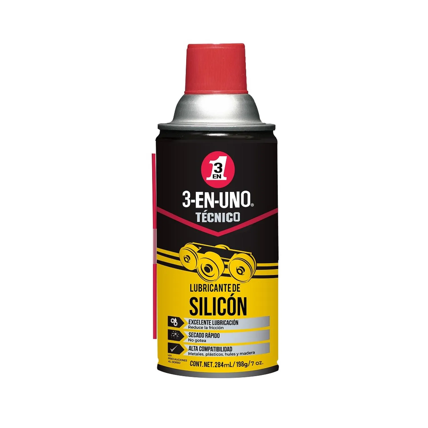 Lubricante de Silicón 3-En-Uno Técnico 284 ml