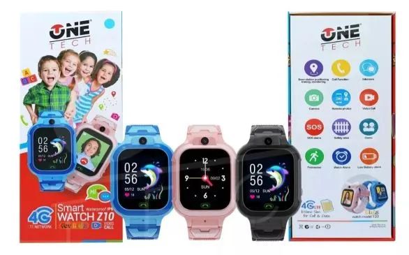 Reloj Inteligente Para Niños Z10 Gps Video Llamada Sos 4g