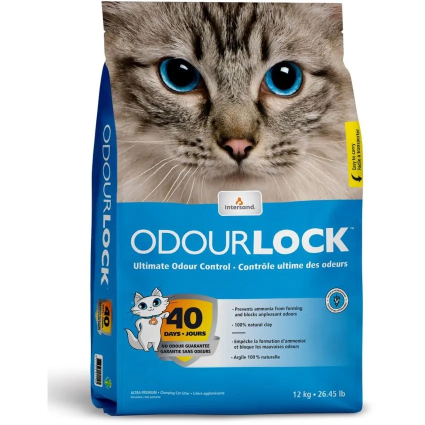 OdourLock Arena Gatos Libre De Polvo Ultra Premium 12 Kg