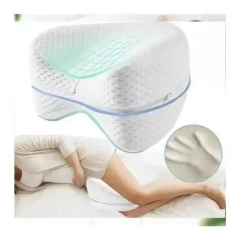 Almohada Ortopédica Para Piernas Espuma Viscoelástica Cojín