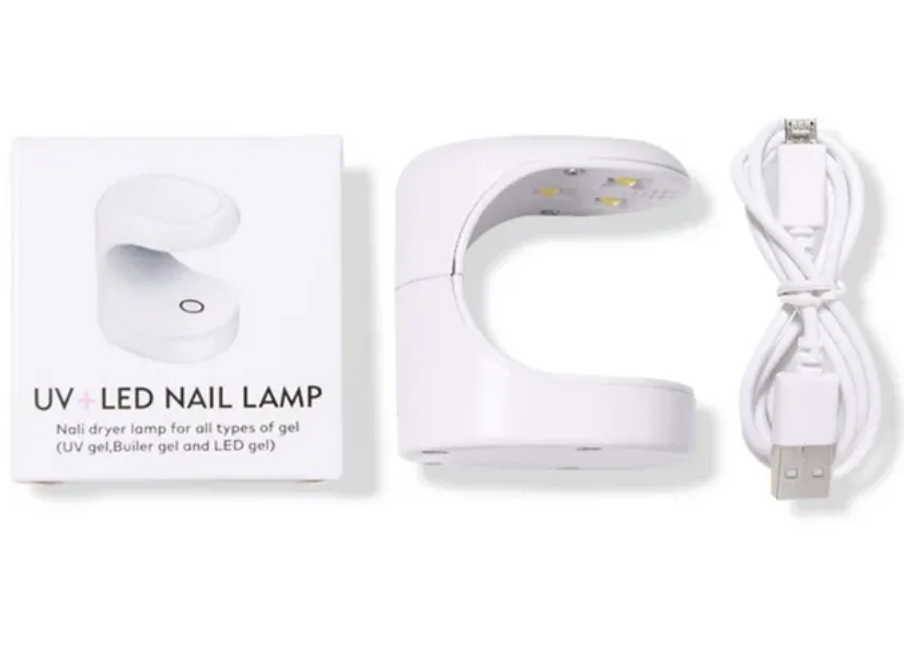 Mini Lampara Uv + Led Para Uñas Manicure