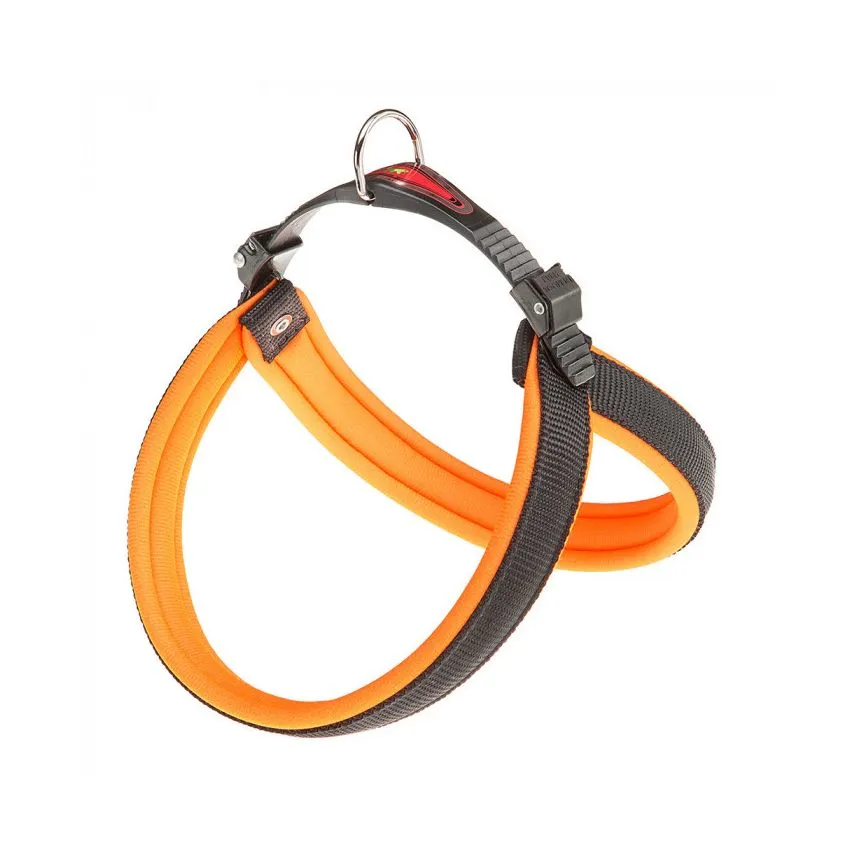 Arnes Pechera Regulable Perro Ferplast Agila Fluo 8 Naranja