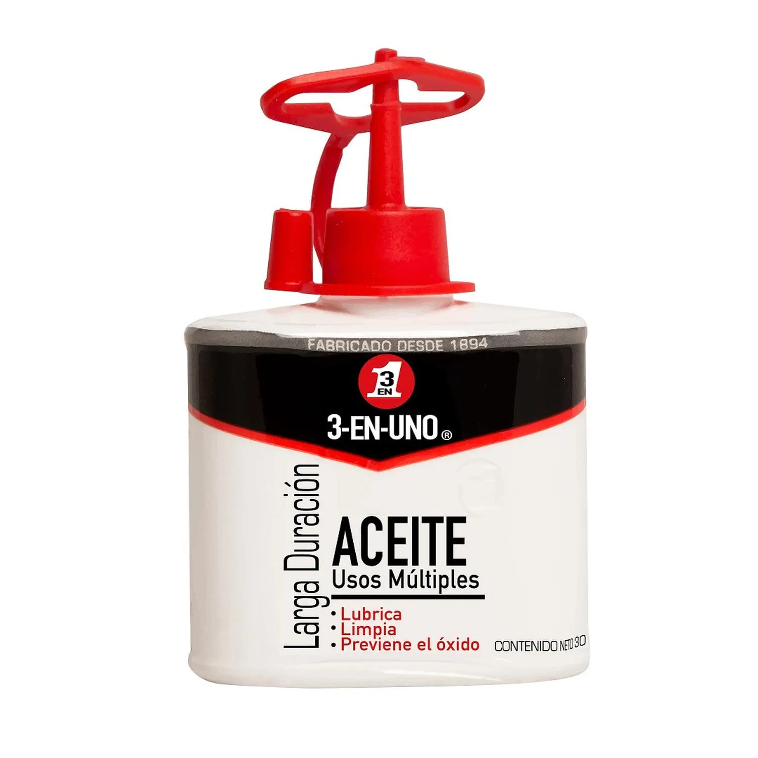 Aceite Lubricante 3-En-Uno Gotero 30ml