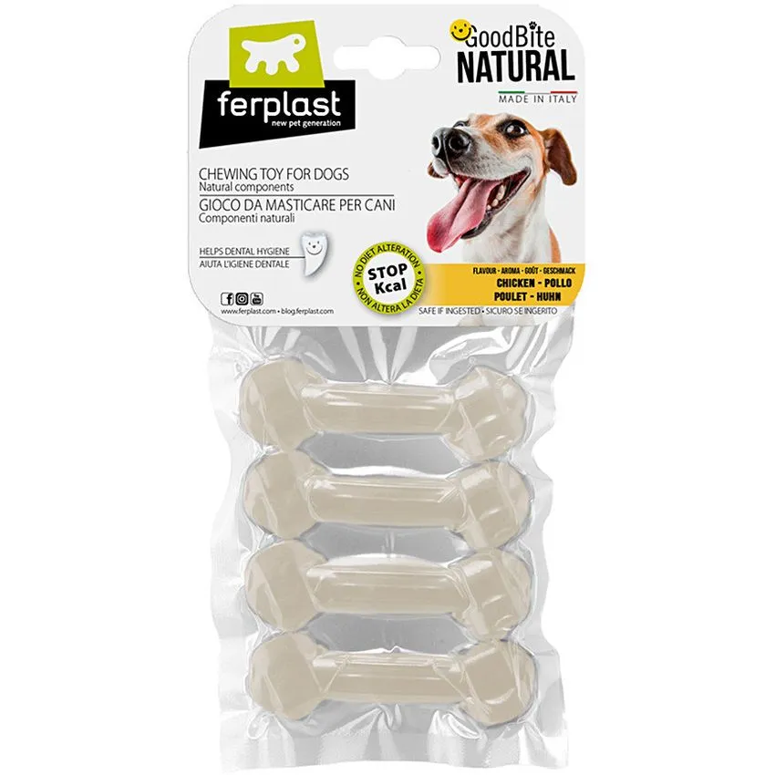 Juguete Masticable Perro Ferplast Natural Chicken Bone Xs