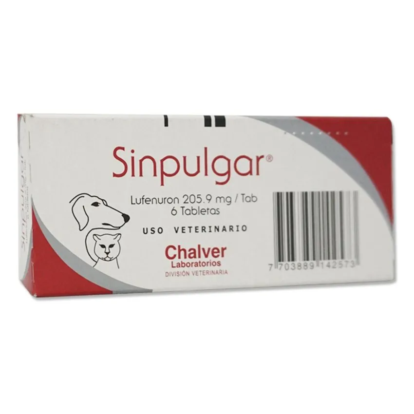 Sinpulgar Antipulgas Perros Gatos 205.9Mg