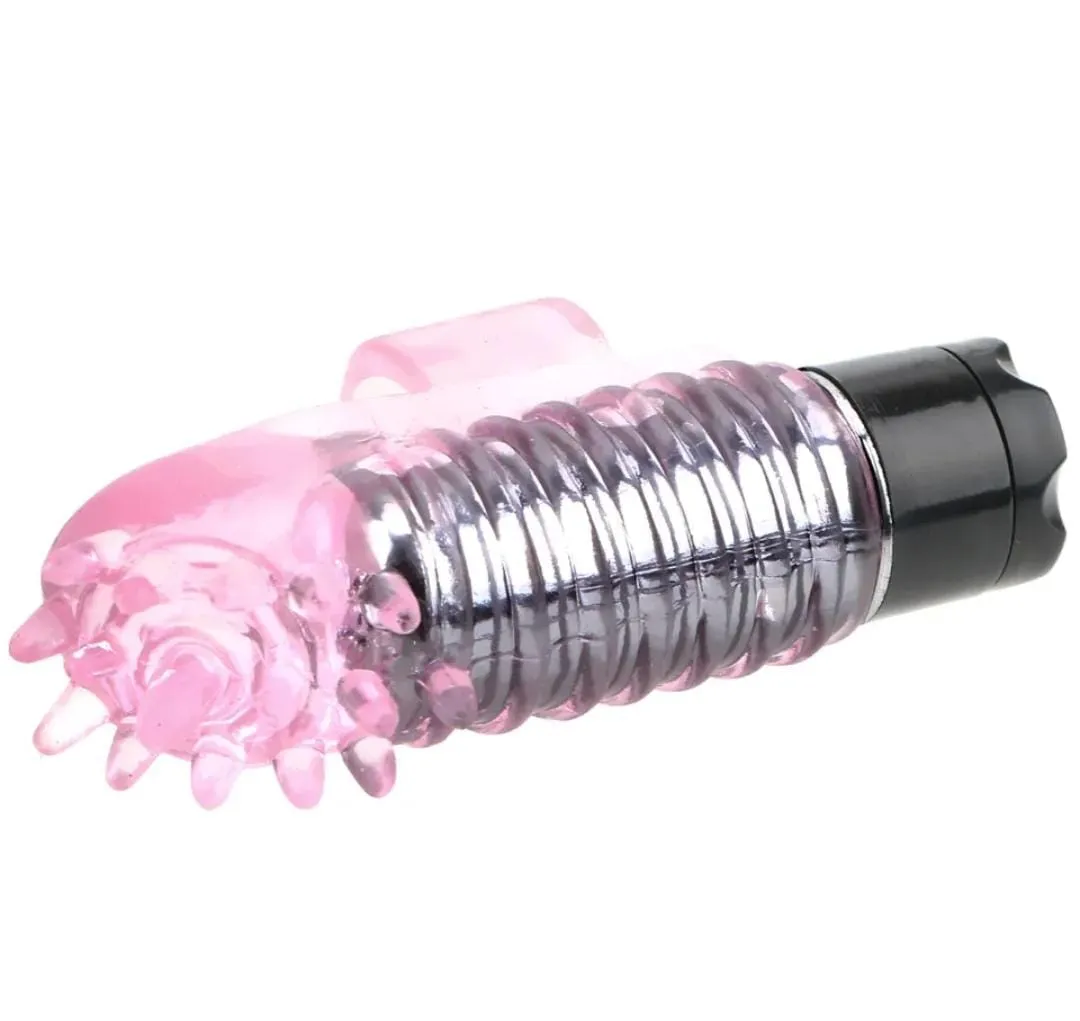 Dedo Vibrador Funda Texturizada Anillo Con Vibración Para El Dedo