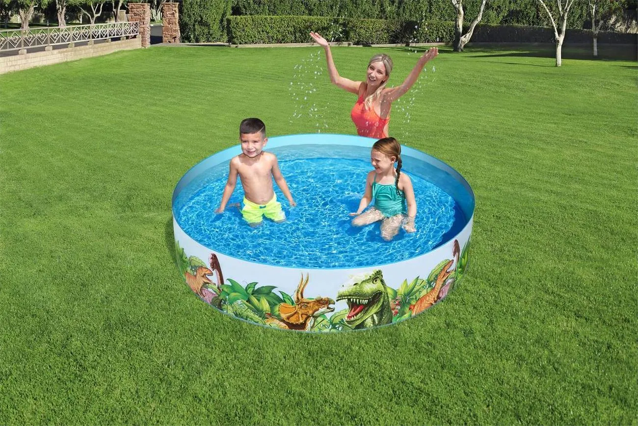 Piscina Niños Gigante Dinosaurios Rigida 55001 Bestway