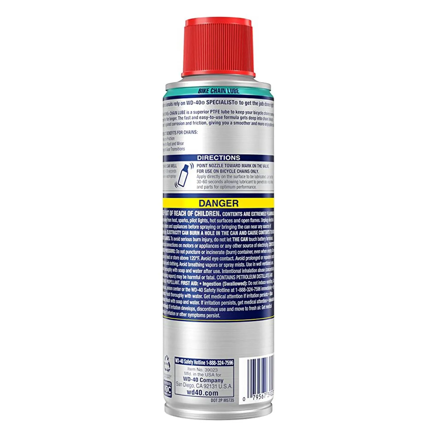 Lubricante Cadena Todas Las Condiciones WD-40 Bike 170 Gr