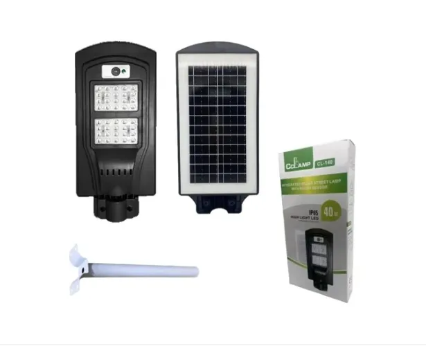 Lampara Solar Recargable Bombillo Led Sensor Exterior 40w