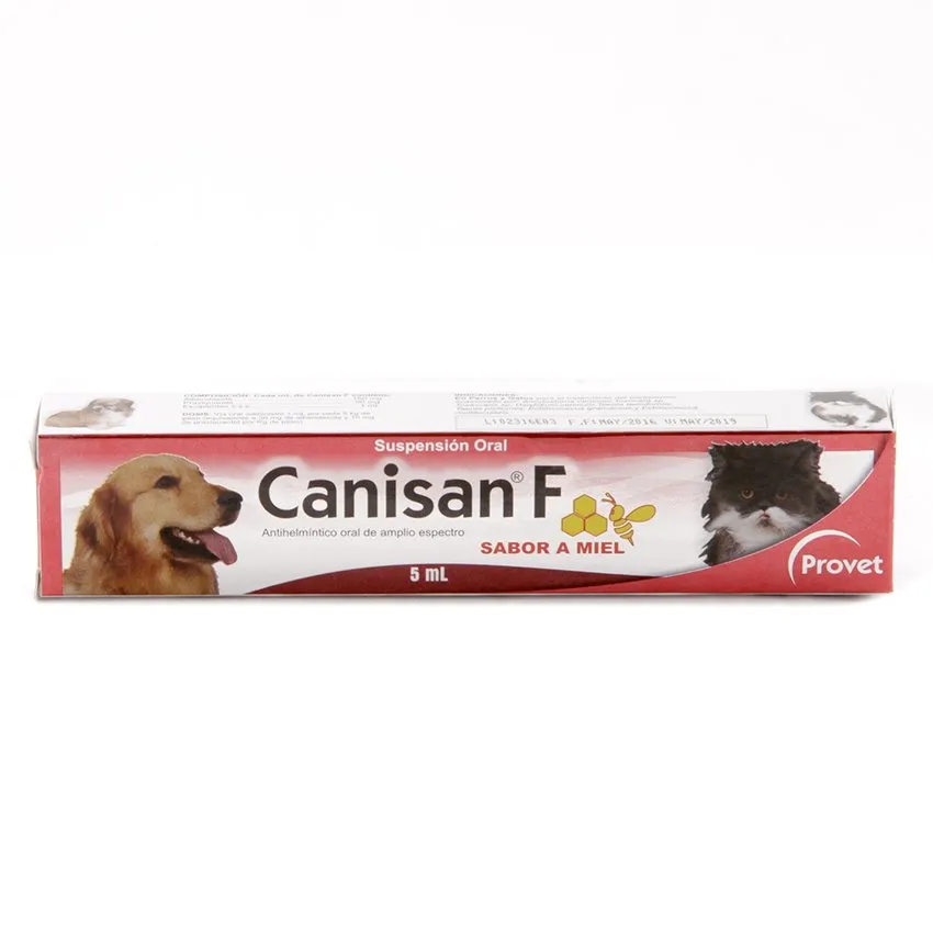 Canisan-F Antiparasitario Perros Gatos 5Ml