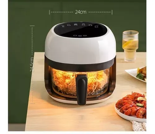 Freidora De Aire 6 Litros Sin Aceite Air Fryer Digital Visor