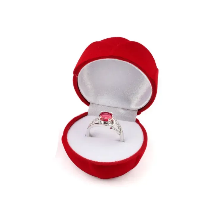 Estuche Caja Anillo Rosa Roja , Compromiso, Regalo