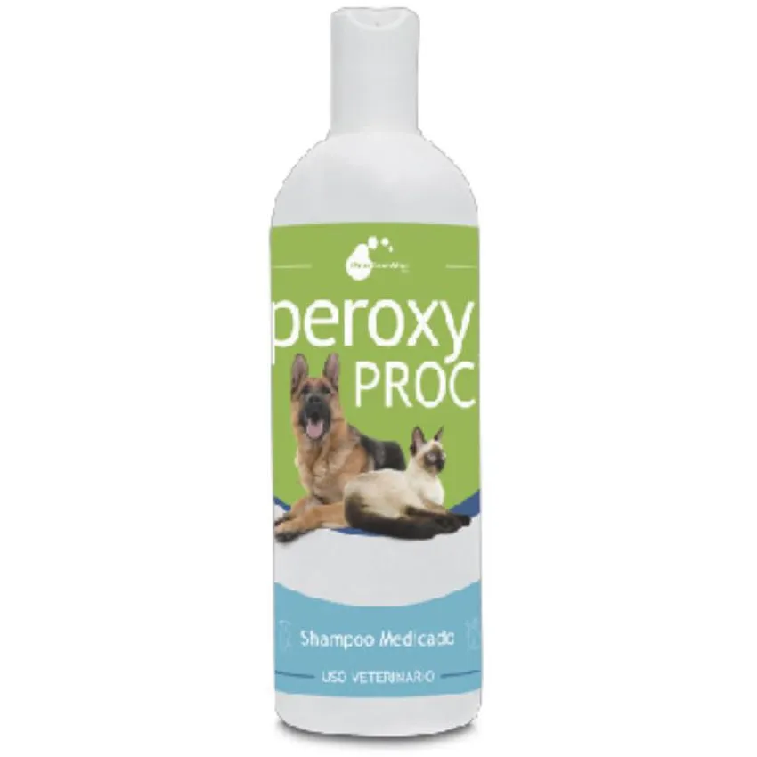 Shampoo Medicado Peroxyproc Perros Gatos 125Ml