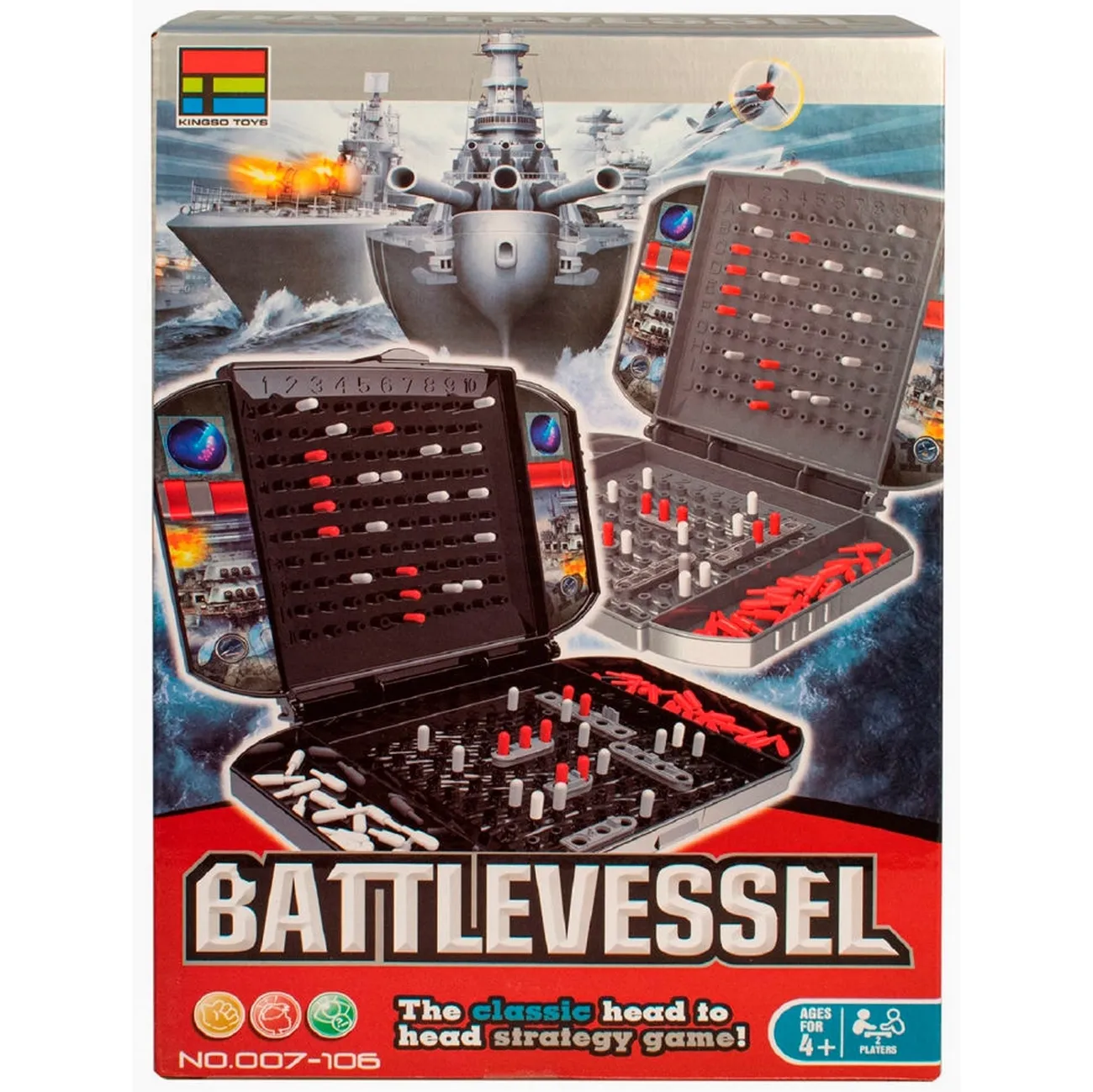 Juego De Mesa Estrategia Astucia Combate Batalla Naval 