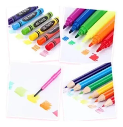 Kit Colores, Set Creativo, Kit Arte Y Dibujo