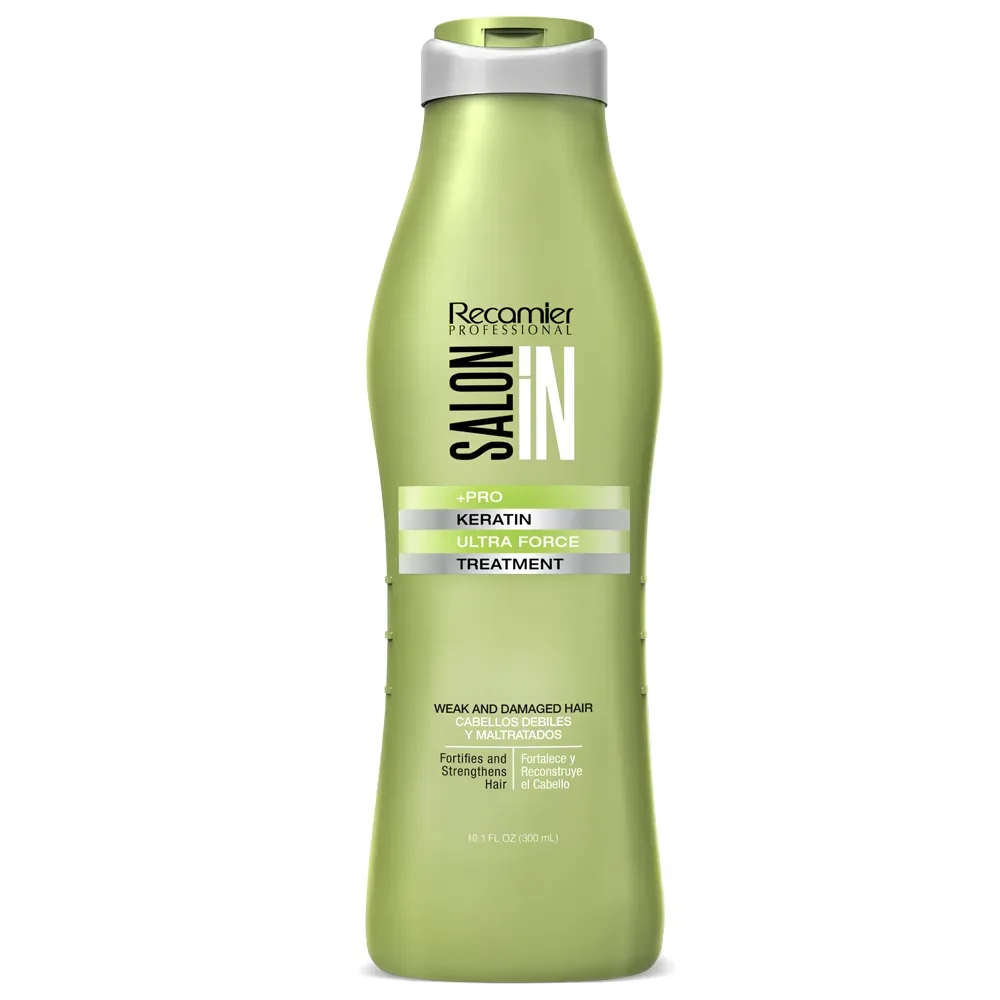 Tratamiento Sin Enjuague Keratin Ultra Force Salon In Recamier X300 Ml