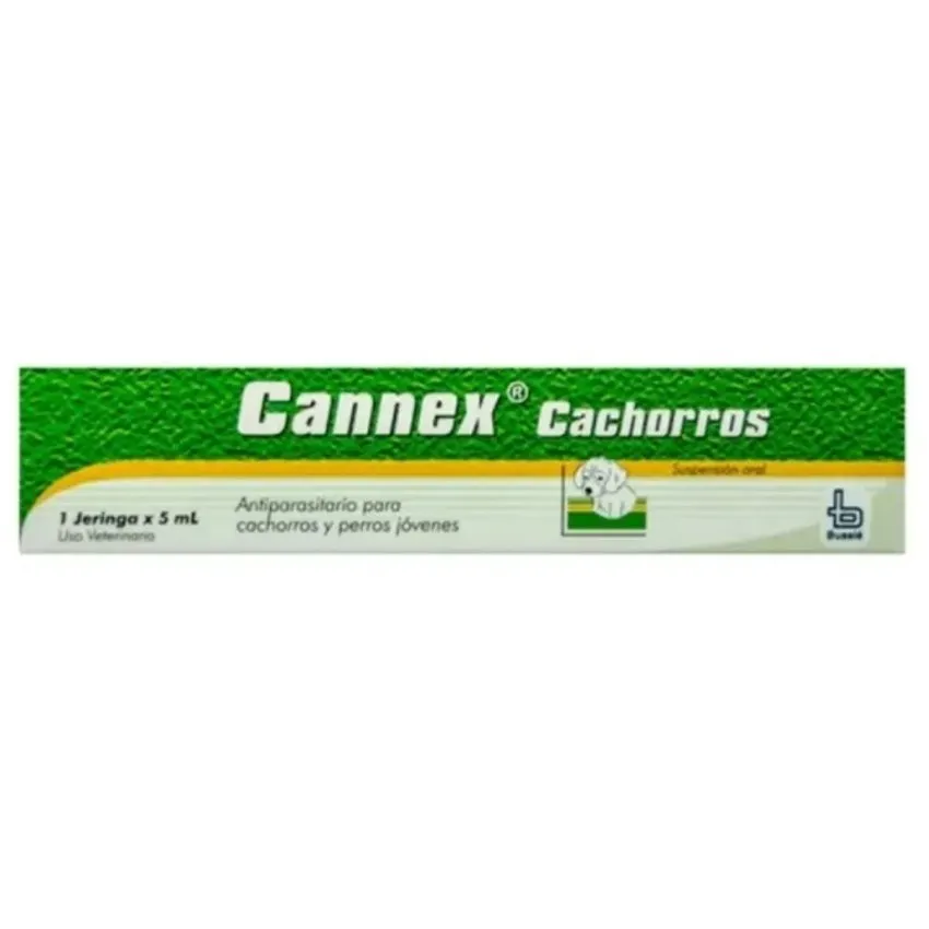 Cannex Antiparasitario Perros Cachorros Jeringa 5Ml