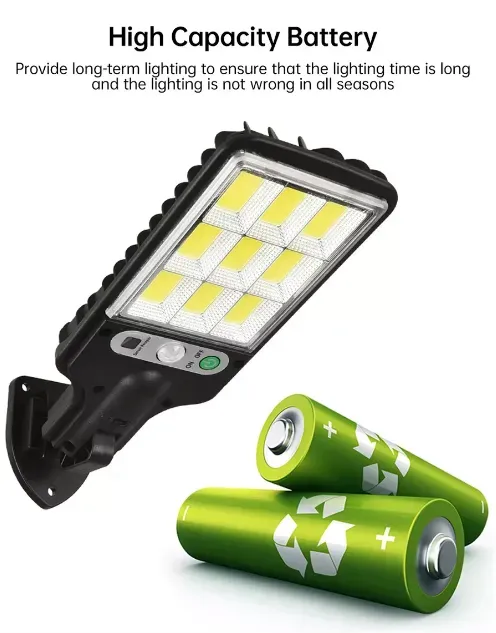 Mini Luminaria Led Solar Con Sensor Movimiento  Impermeable 