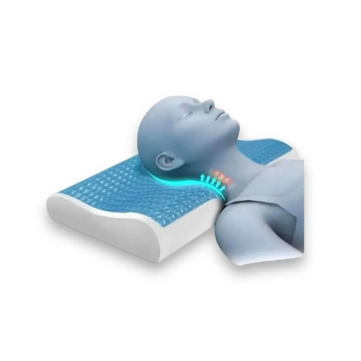 Almohada Memory Pillow Ortopédica Indeformable Cool Gel Fund