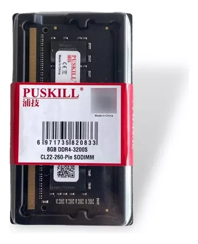 Memoria RAM para Portatil Puskill 4 Gb Ddr4 3200 mhz