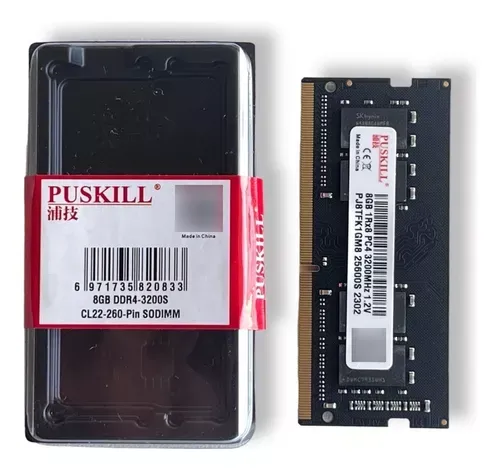 Memoria RAM para Portatil Puskill 4 Gb Ddr4 3200 mhz