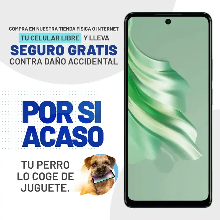 Celular Tecno Spark20 Pro+ 256GB Verde 8 + 8 Ram