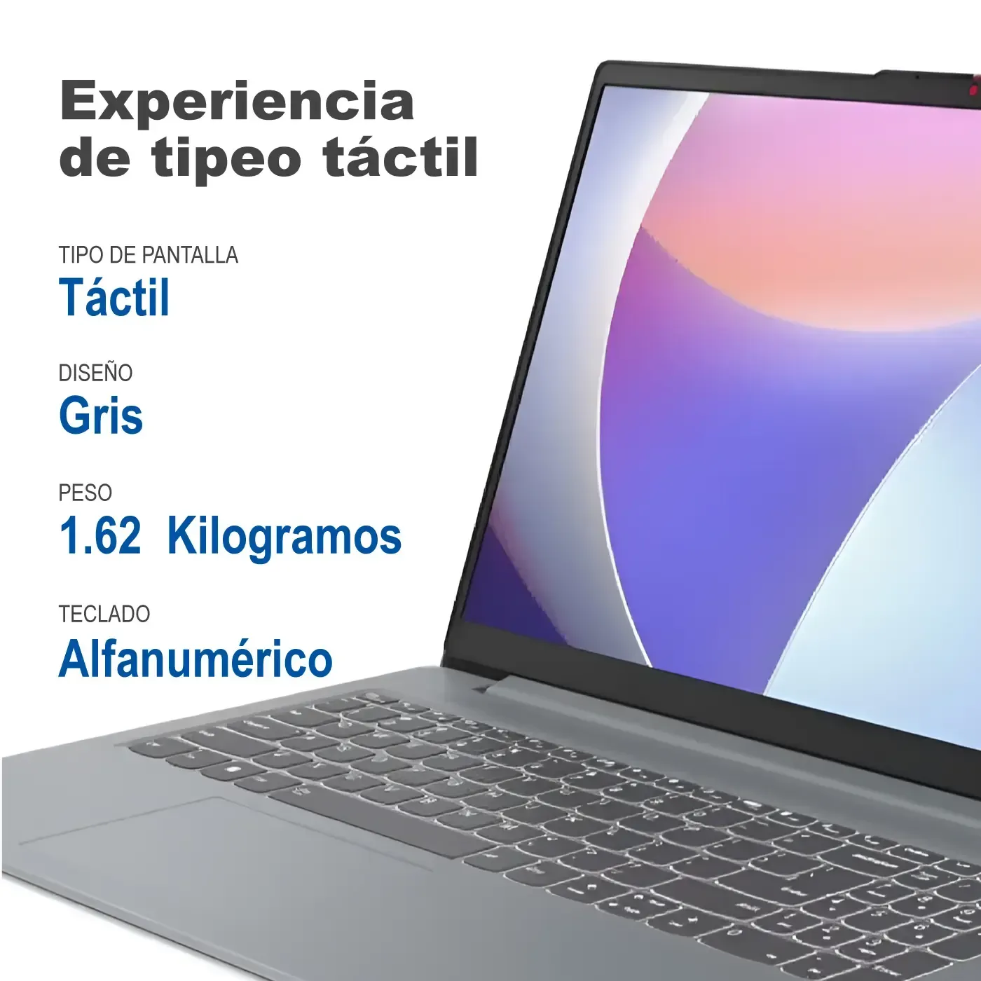 Computador Portátil Lenovo 15,6" Pulgadas Ideapad Slim 3  Intel Core I5 12450H  RAM 16GB DDR5  Disco SSD 512GB  Gris