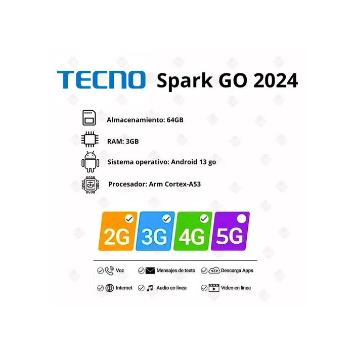 SPARK  GO 2024 3/64gb + OBSEQUIO