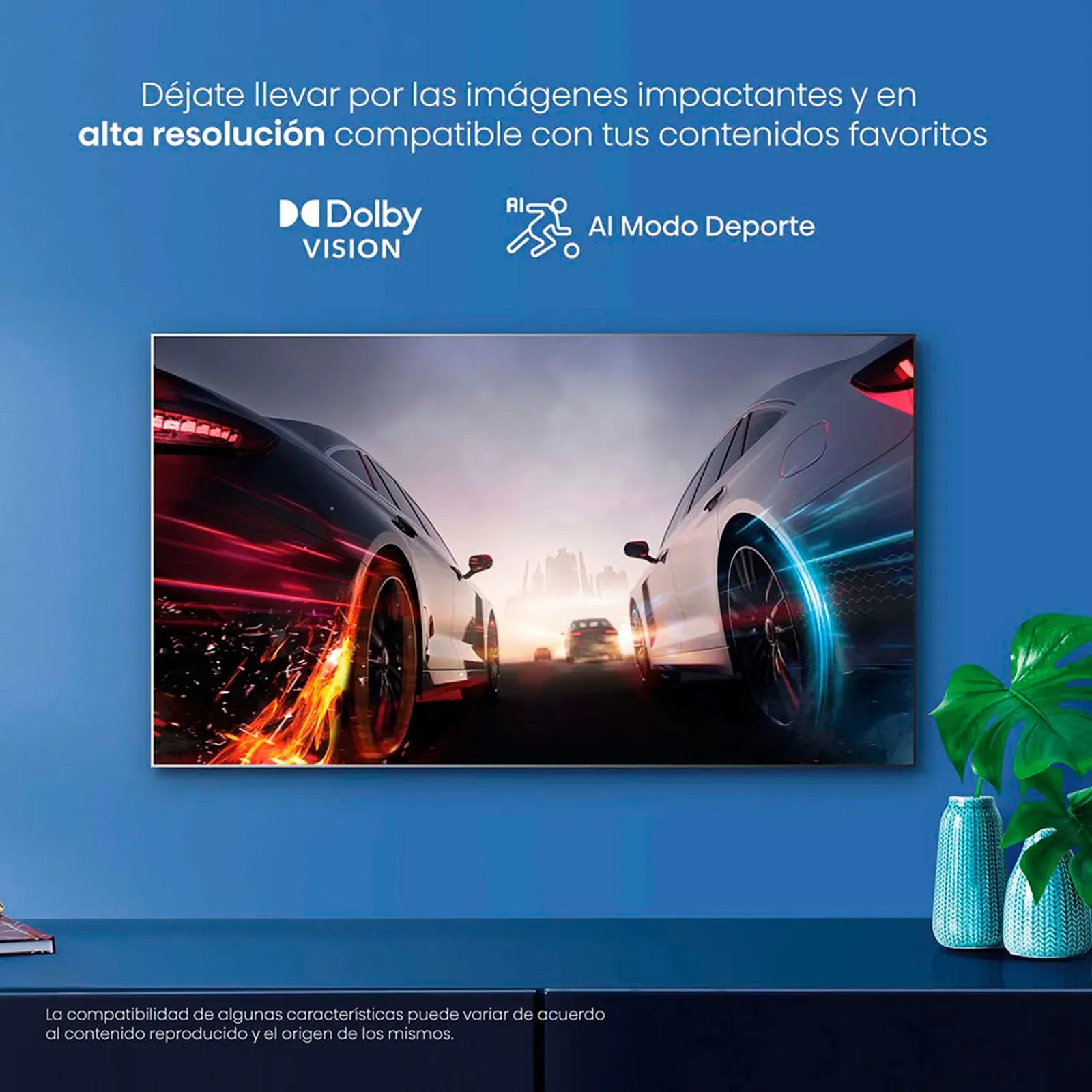 Hisense 50" 4K Smart TV +Antena TDT