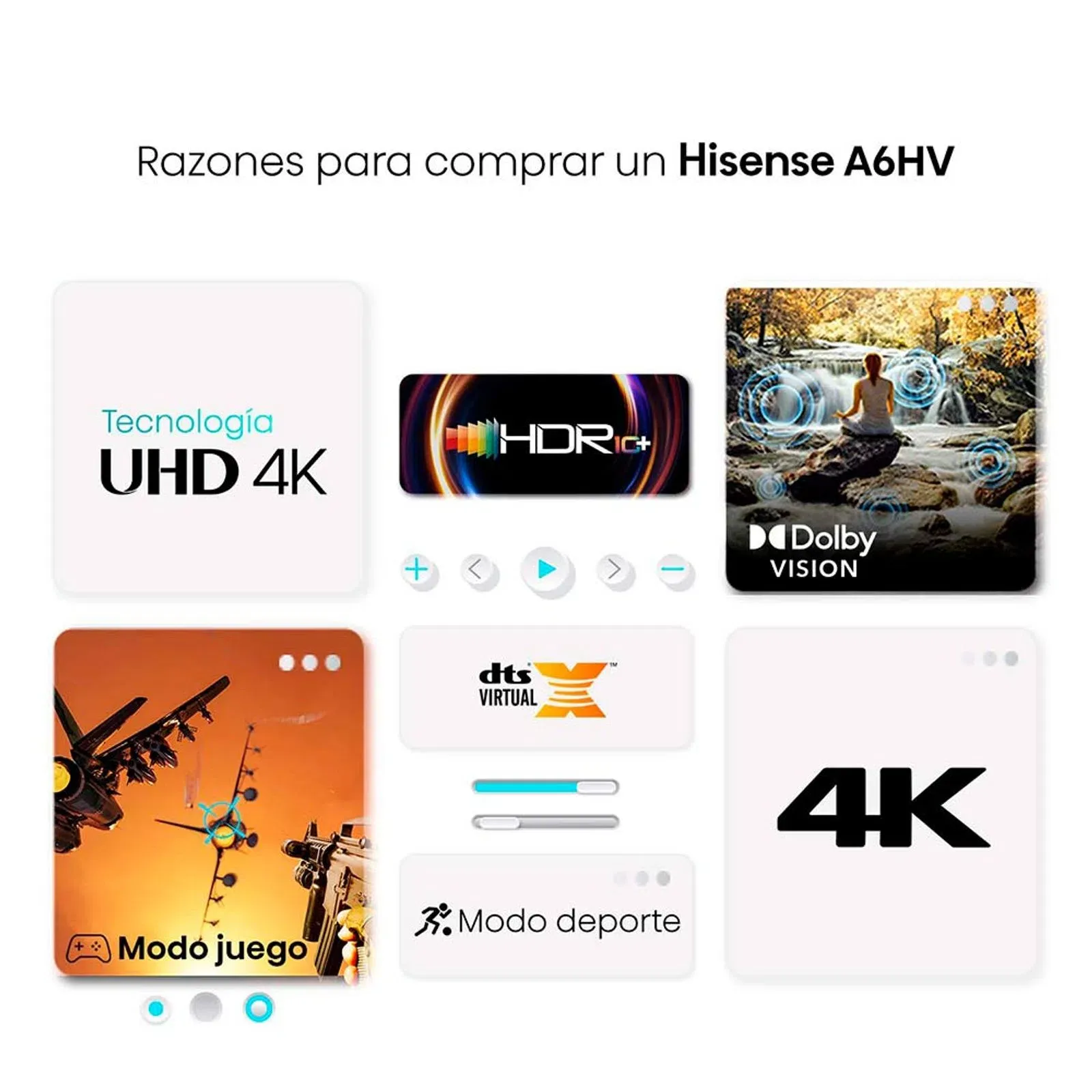 Hisense 55" 4K Smart Tv + Antena TDT