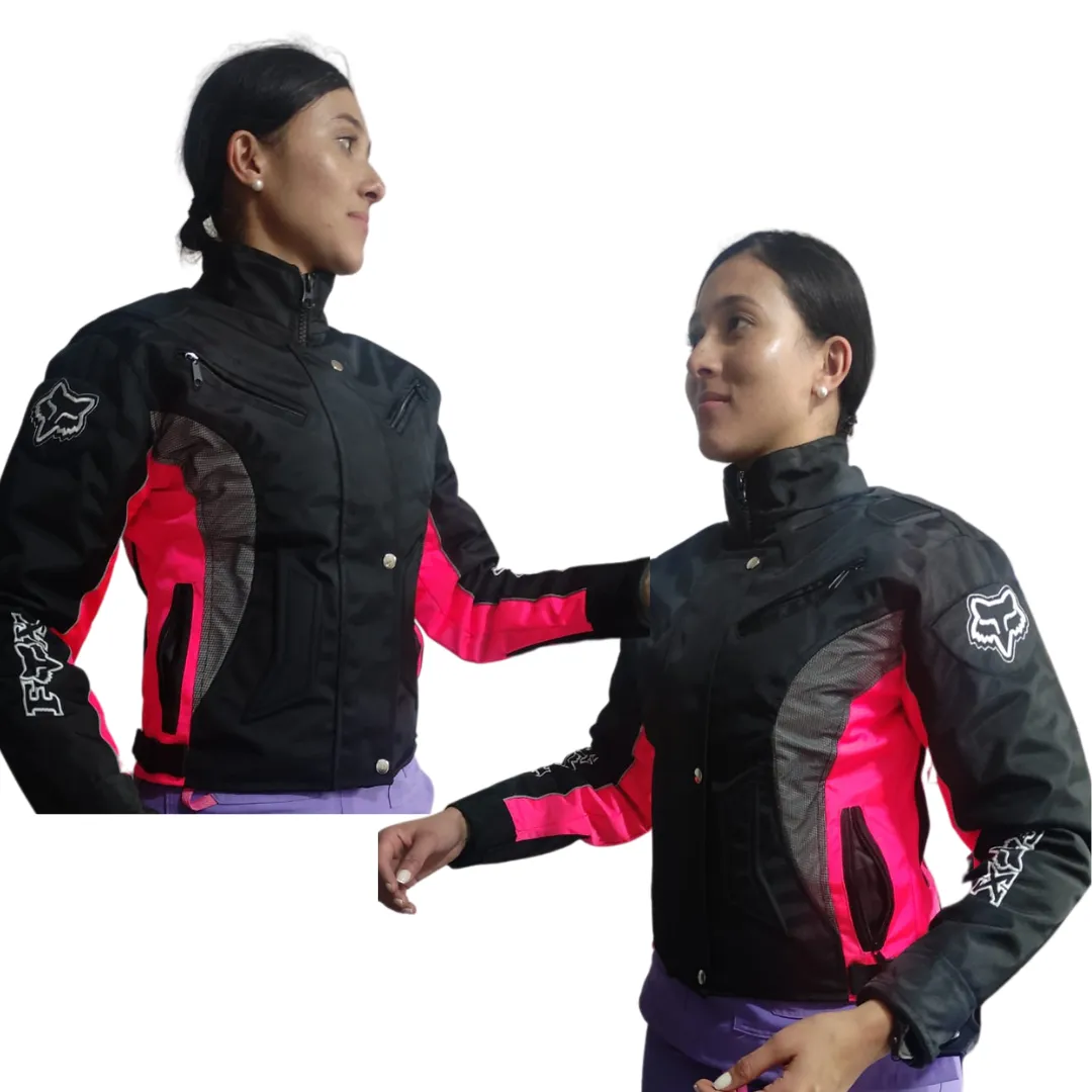 Chaqueta De Protección Antifriccion Femenina Motociclista