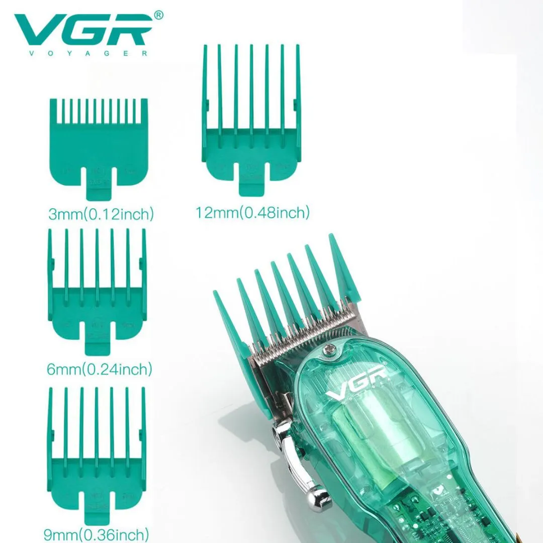 Máquina De Corte De Cabello Profesional Recargable E Inalámbrica VGR Original