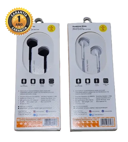 Auriculares Alambricos con Conexion Iphone Ldnio LS07  