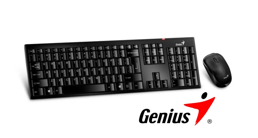 Combo Teclado y Mouse Inalambrico Genius