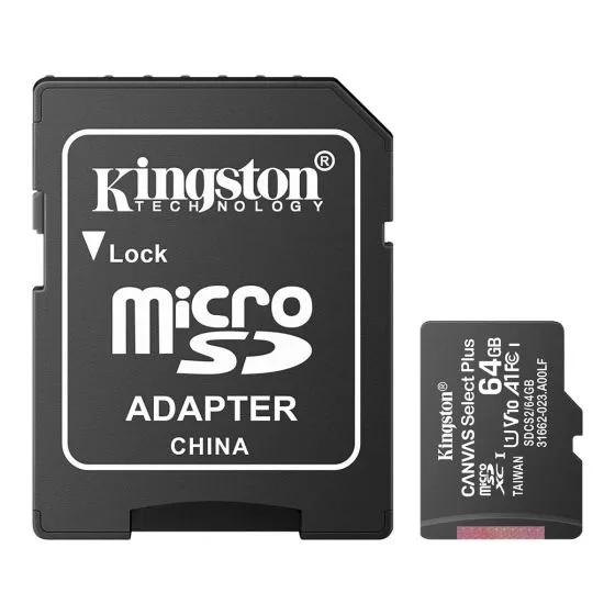 Memoria Micro SD 64GB Kingston