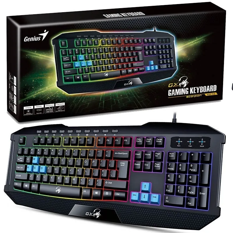 Teclado Genius Alambrico Gamer Scorpion K215 